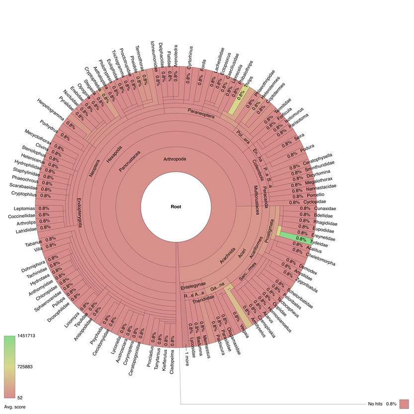 Arthropod detections