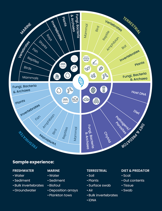 Types of environmental DNA sample